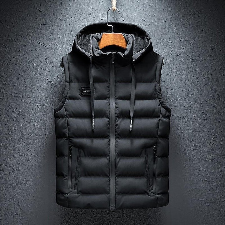 Relaxed Fit Hoodie Vest