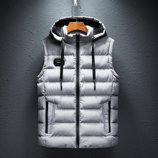 Relaxed Fit Hoodie Vest