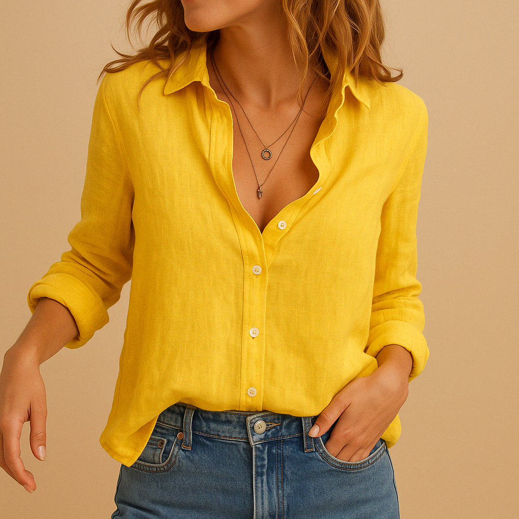 Relaxed Fit Pastel Blouse for Women - Nocini