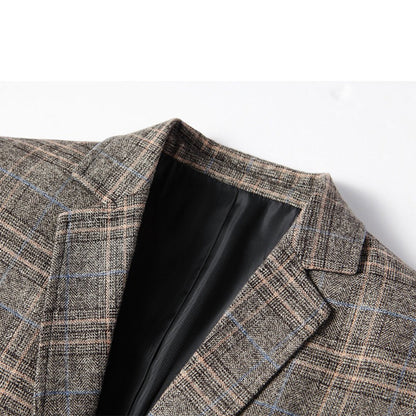Casual Men's Blazer - Alvaro-Gray-XS-Nora Luxe