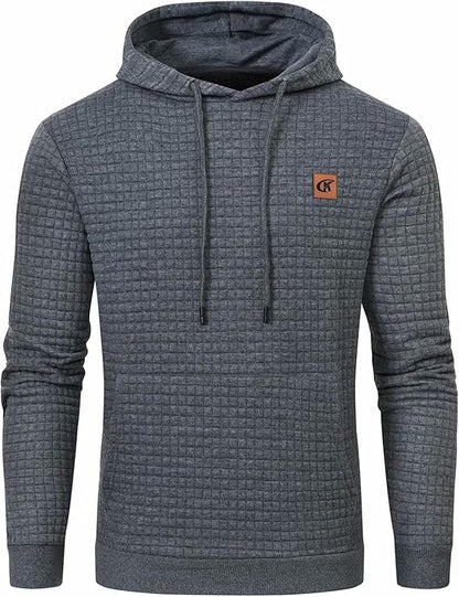 Casual Men's Hoodie - Timo-Gray-S-Nora Luxe