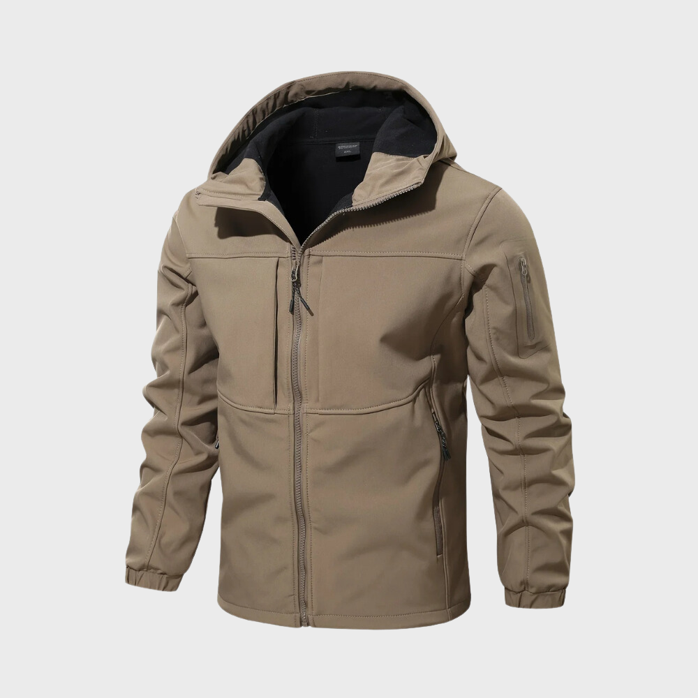 Relaxed Fit Hooded Mens Jacket - Pexav