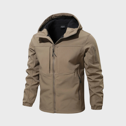 Relaxed Fit Hooded Mens Jacket - Pexav