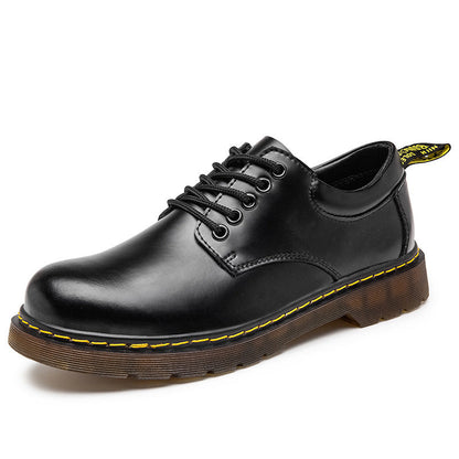 Casual Men's Lace-Up Shoes – Milo-Black-7-The Livary