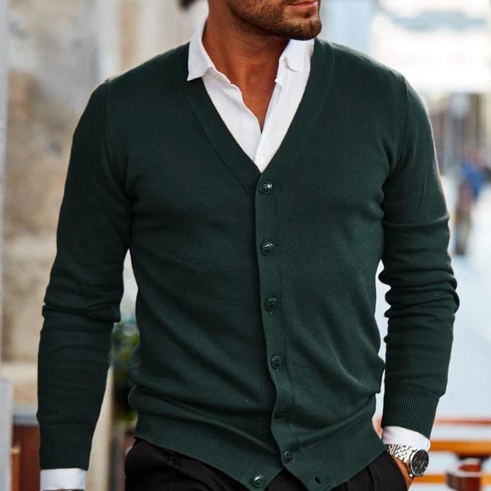 Casual Mens Vest - Orion-Dark green-S-Nora Luxe