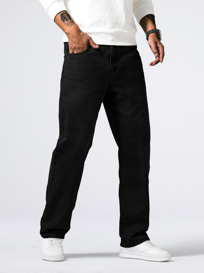 Casual Street Style Men's Jeans – Milan-Black-S-The Livary