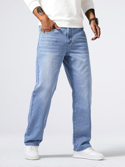 Casual Street Style Men's Jeans – Milan-Light blue-S-The Livary