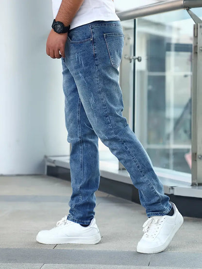 Relaxed Fit Fashion Mens Jeans - Pexav