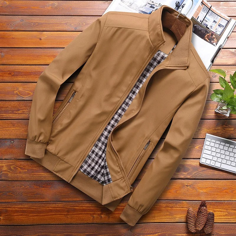 Casual Summer Jacket - Alex-Khaki-M-Nora Luxe