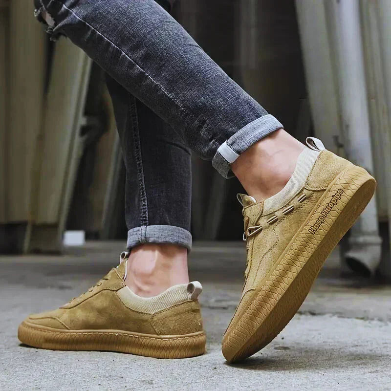 Casual Sweden Men's Sneakers - Maxon-Khaki-5.0-Nora Luxe