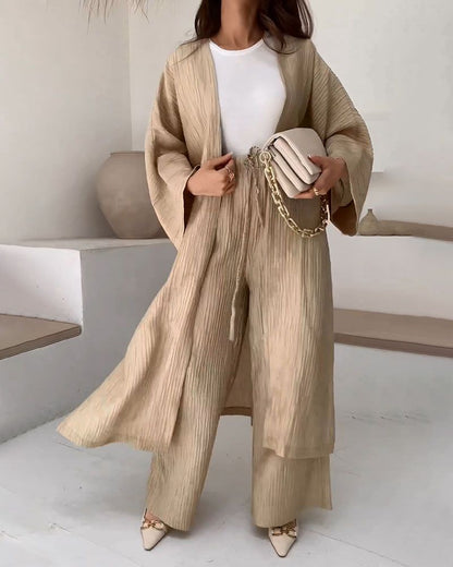 Relaxed Fit Vest and Pants Set for Women - Pexav