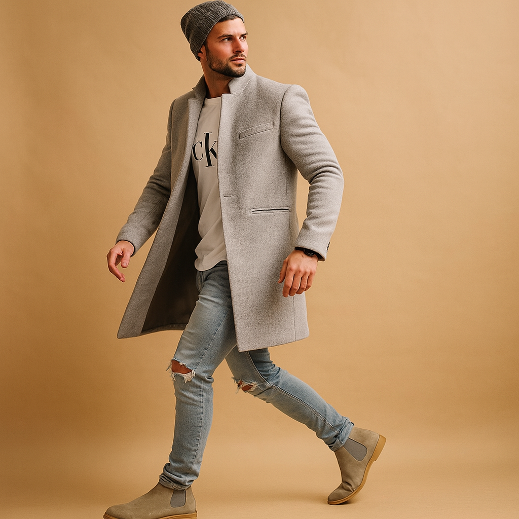 Casual winter coat for men | Adrian - Nocini