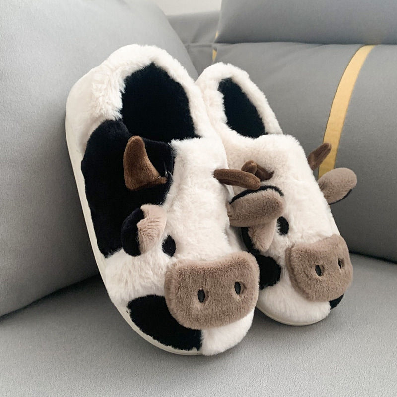 Cozy Women's Holiday Fuzzy Slippers