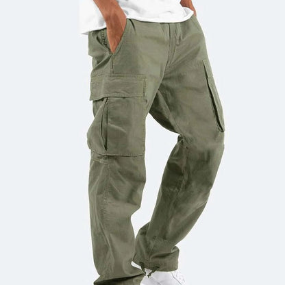 Relaxed Fit Casual Work Pants for Men - Olytrend