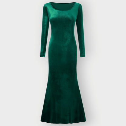 Elegant Night Velvet Dress