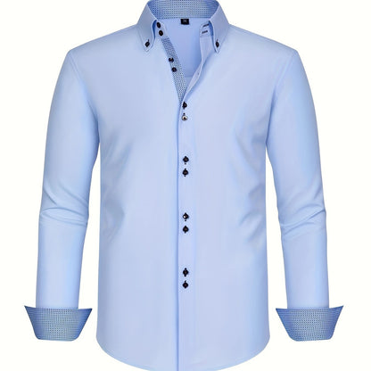 Classic Fit Men's Casual Button Down Shirt