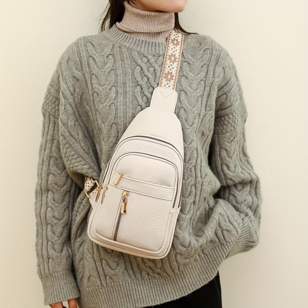 Eco Friendly Faux Leather Sling Purse Bag