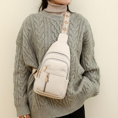 Eco Friendly Faux Leather Sling Purse Bag