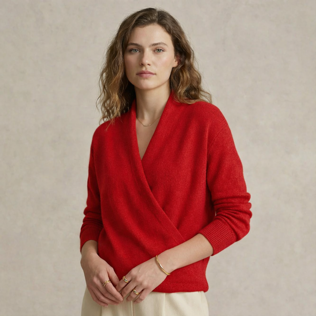Casual Oversized V-Neck Sweater