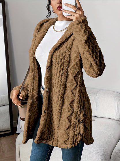 Soft Cozy Hooded Cardigan Sweater