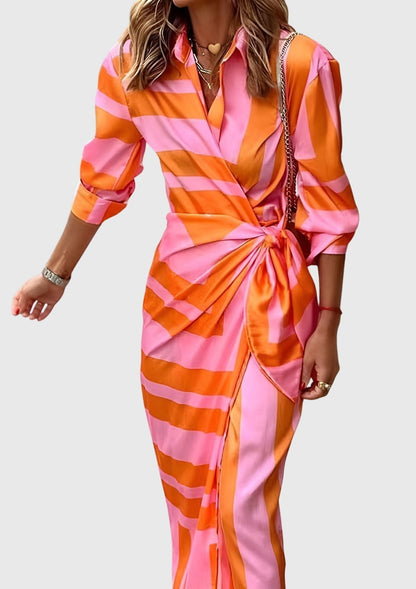 Stylish Floral Wrap Dress for Women