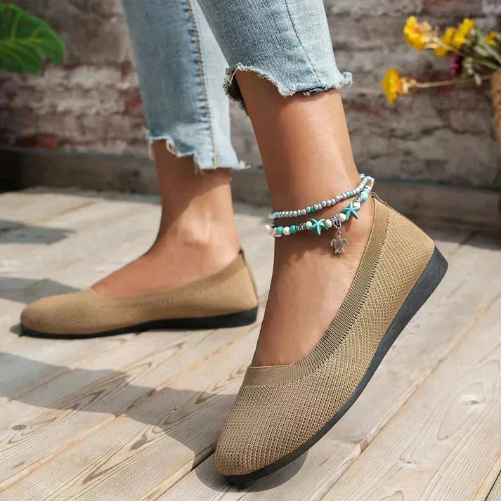 Soft Women's Cozy Slip On Ballet Shoes