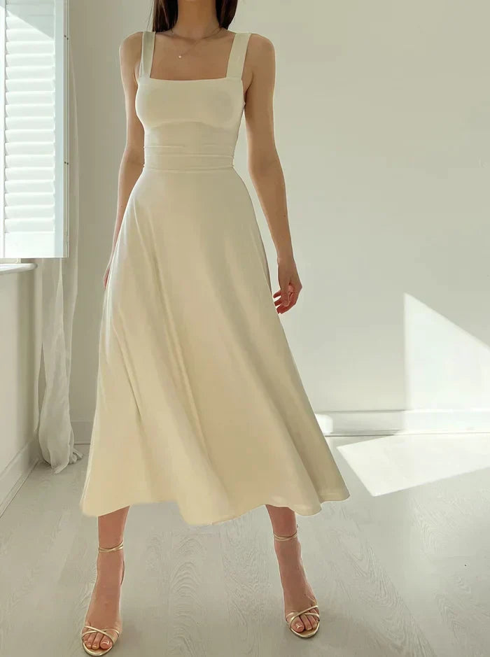 Women's Casual Sleeveless Midi Dress - Nocini