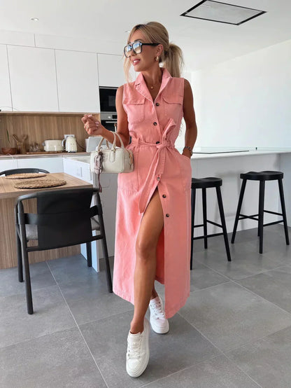 Casual Blue Jean Dress