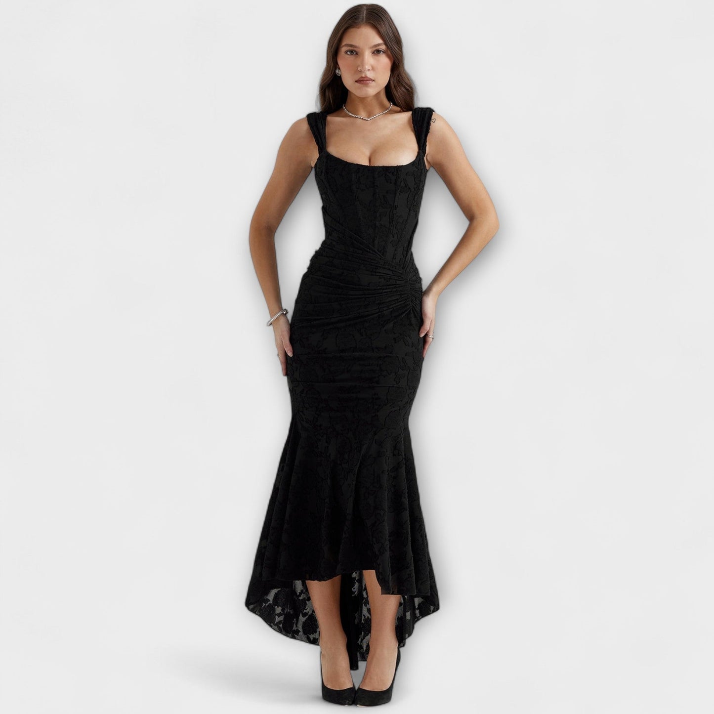 Elegant Corset Formal Evening Dress