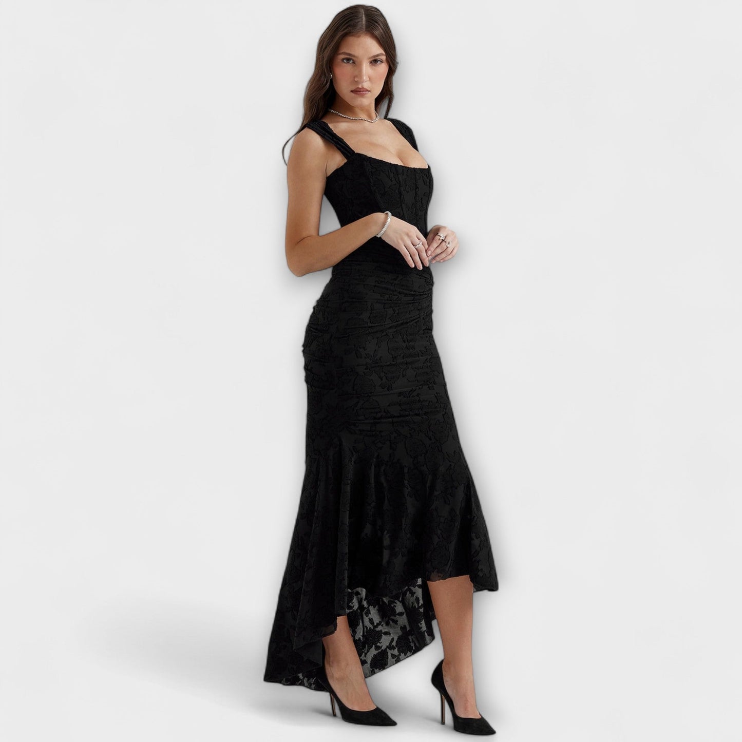 Elegant Corset Formal Evening Dress