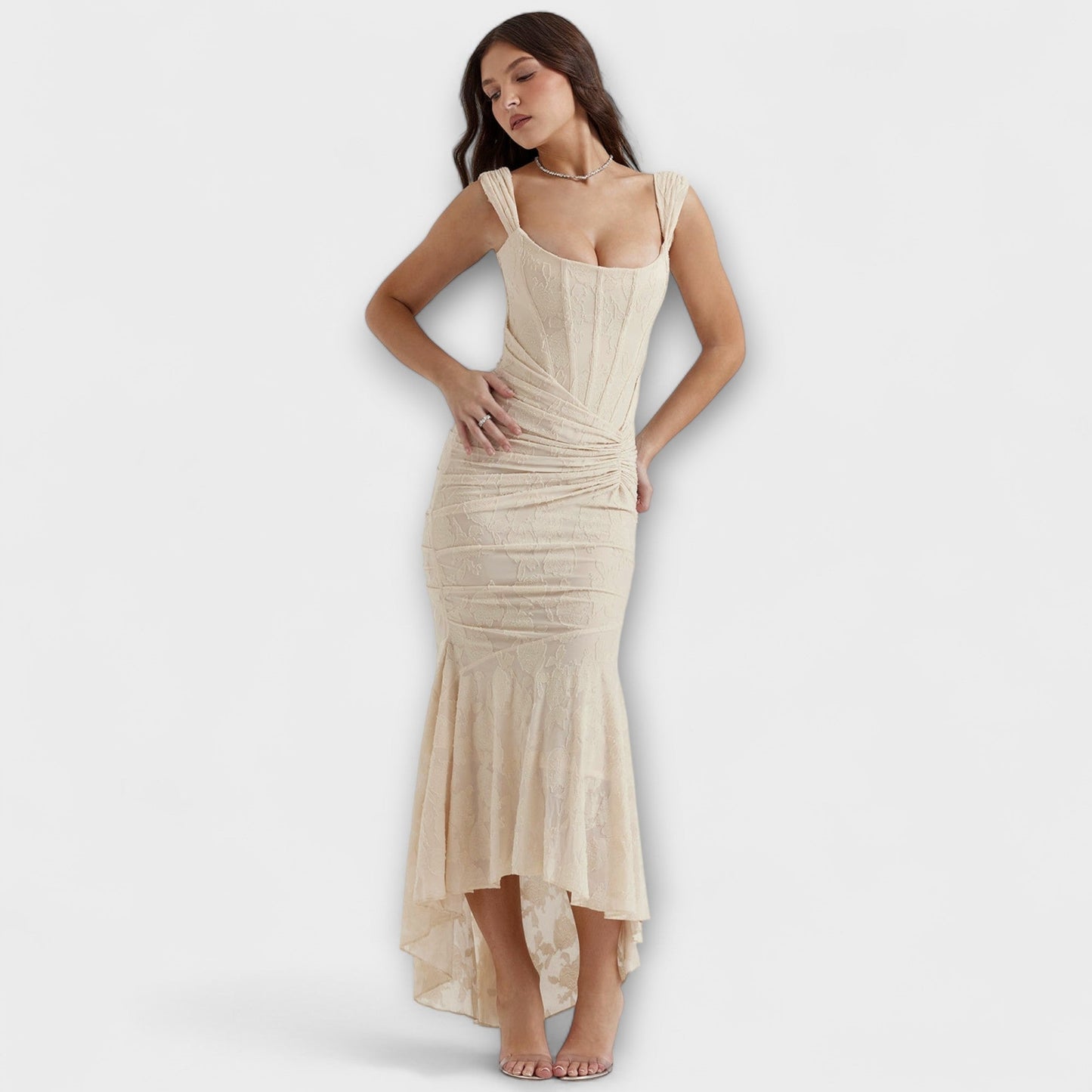 Elegant Corset Formal Evening Dress
