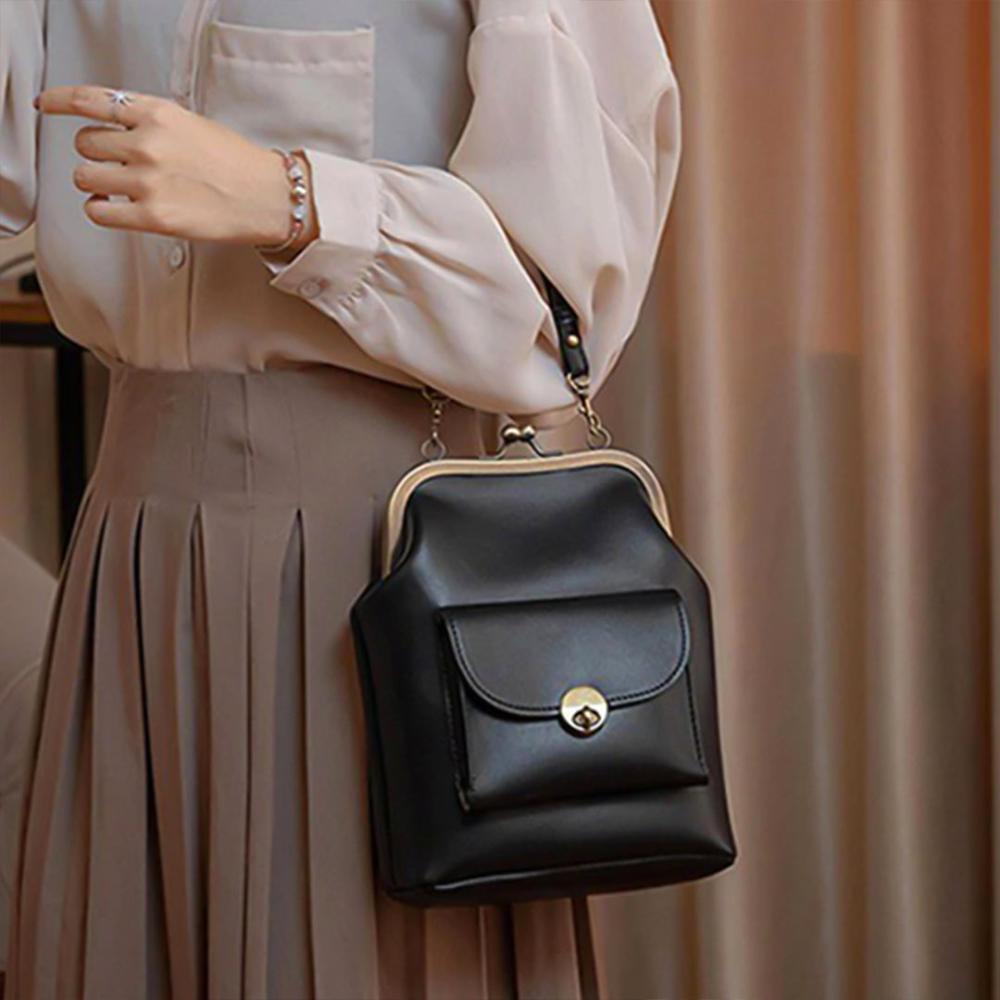 Elegant Faux Leather Tote Handbag - Nocini