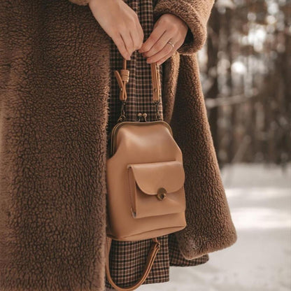 Elegant Faux Leather Tote Handbag
