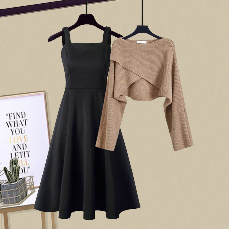 Image of Charlene | Women's Cropped A-Line Dress Set