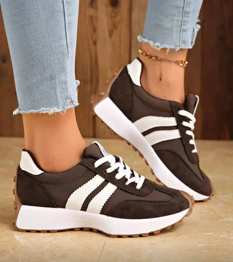 Image of Charlene | Women's Platform Lace-Up Athletic Sneakers