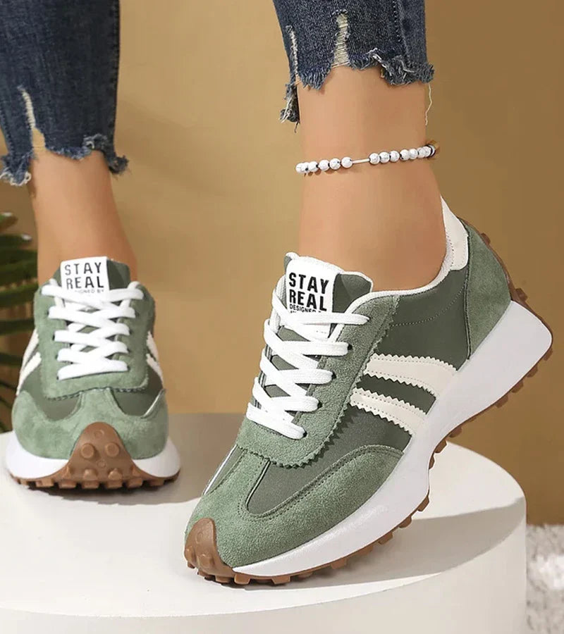 Image of Charlene | Women's Platform Lace-Up Athletic Sneakers