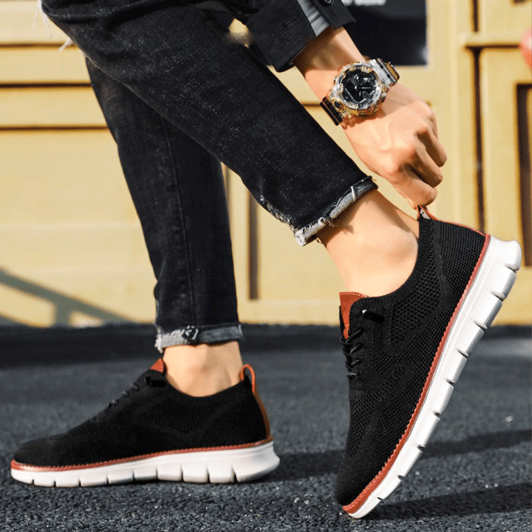 Stylish Knit Oxford Shoes