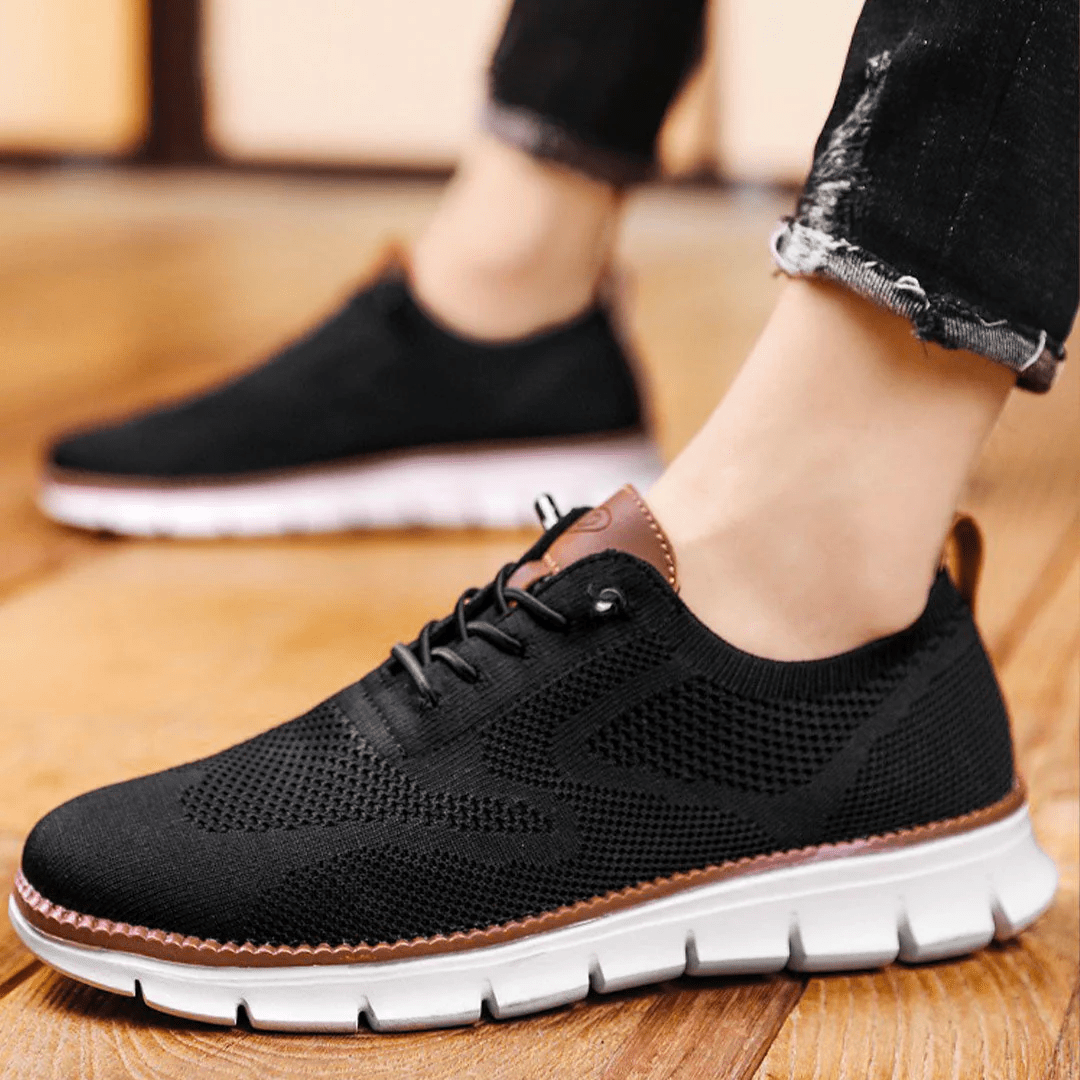 Stylish Knit Oxford Shoes