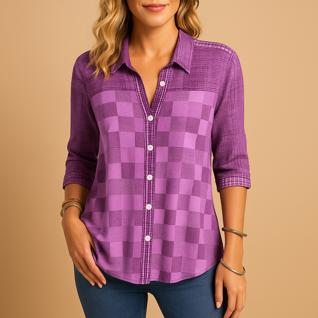 Classic Women's Plaid Shirt - Nocini