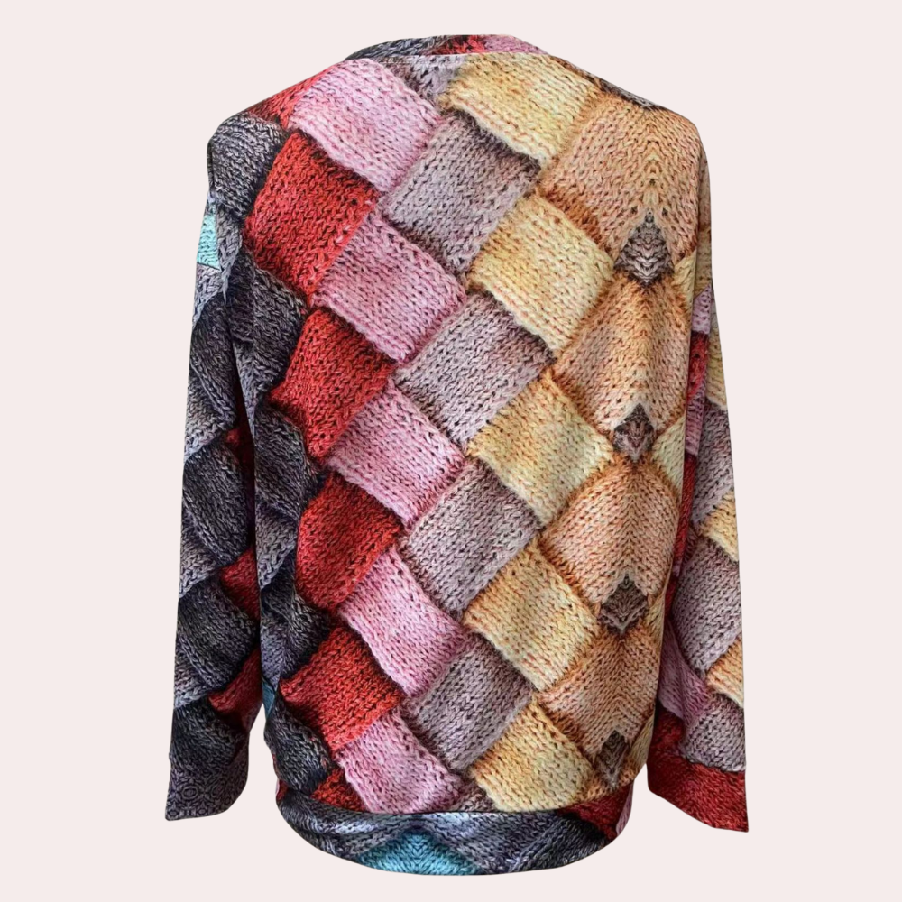 Cheerful Sweater for Women - Nova-Blue-XS-Nora Luxe