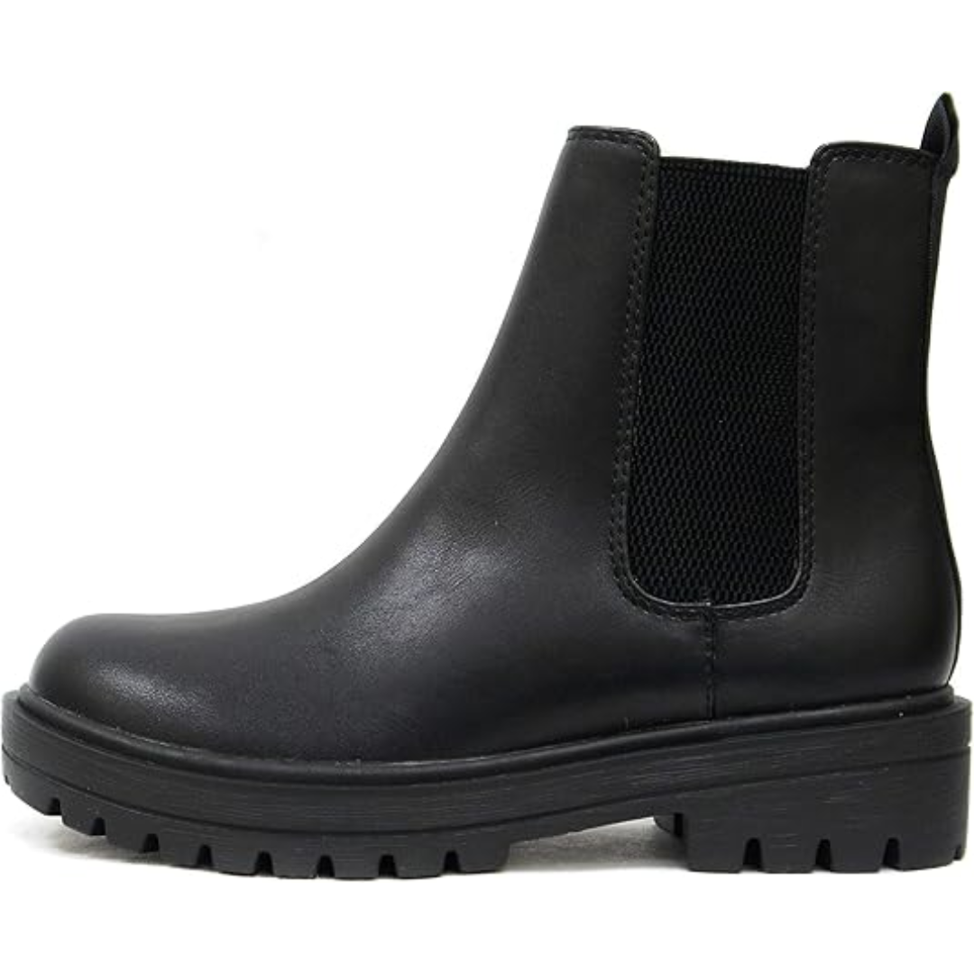 Chic Low Heel Chelsea Ankle Boots - Kailey-Black-2.5-Nora Luxe