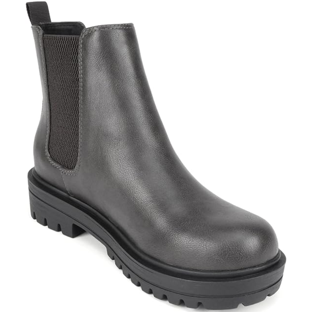 Chic Low Heel Chelsea Ankle Boots - Kailey-White PU-2.5-Nora Luxe