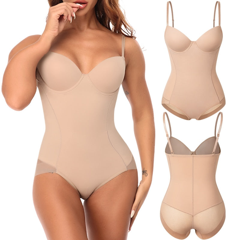 Flattering Shaping Women's Bodysuit - Pexav