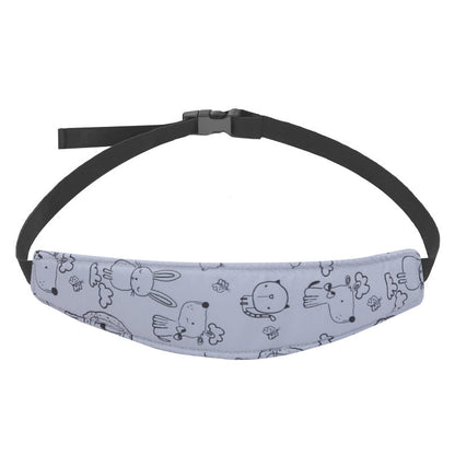 Child Headrest for Car Seat-Gray-Nora Luxe