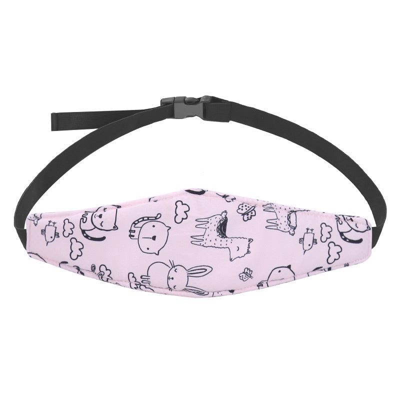 Child Headrest for Car Seat-Pink-Nora Luxe