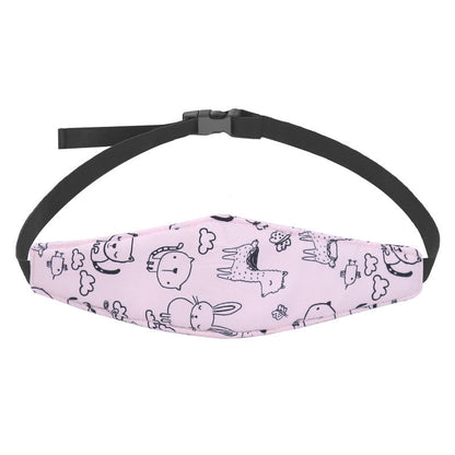 Child Headrest for Car Seat-Pink-Nora Luxe