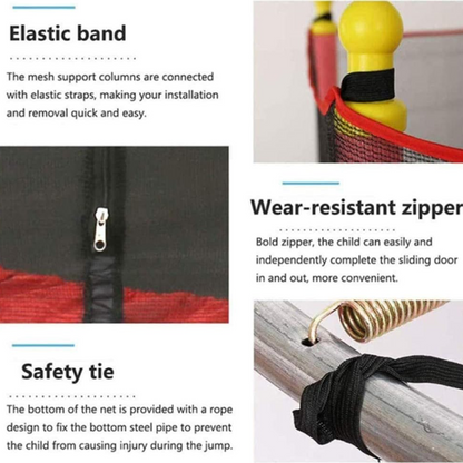 Children's trampoline with safety net – Jumpie KidsTramp-Nora Luxe
