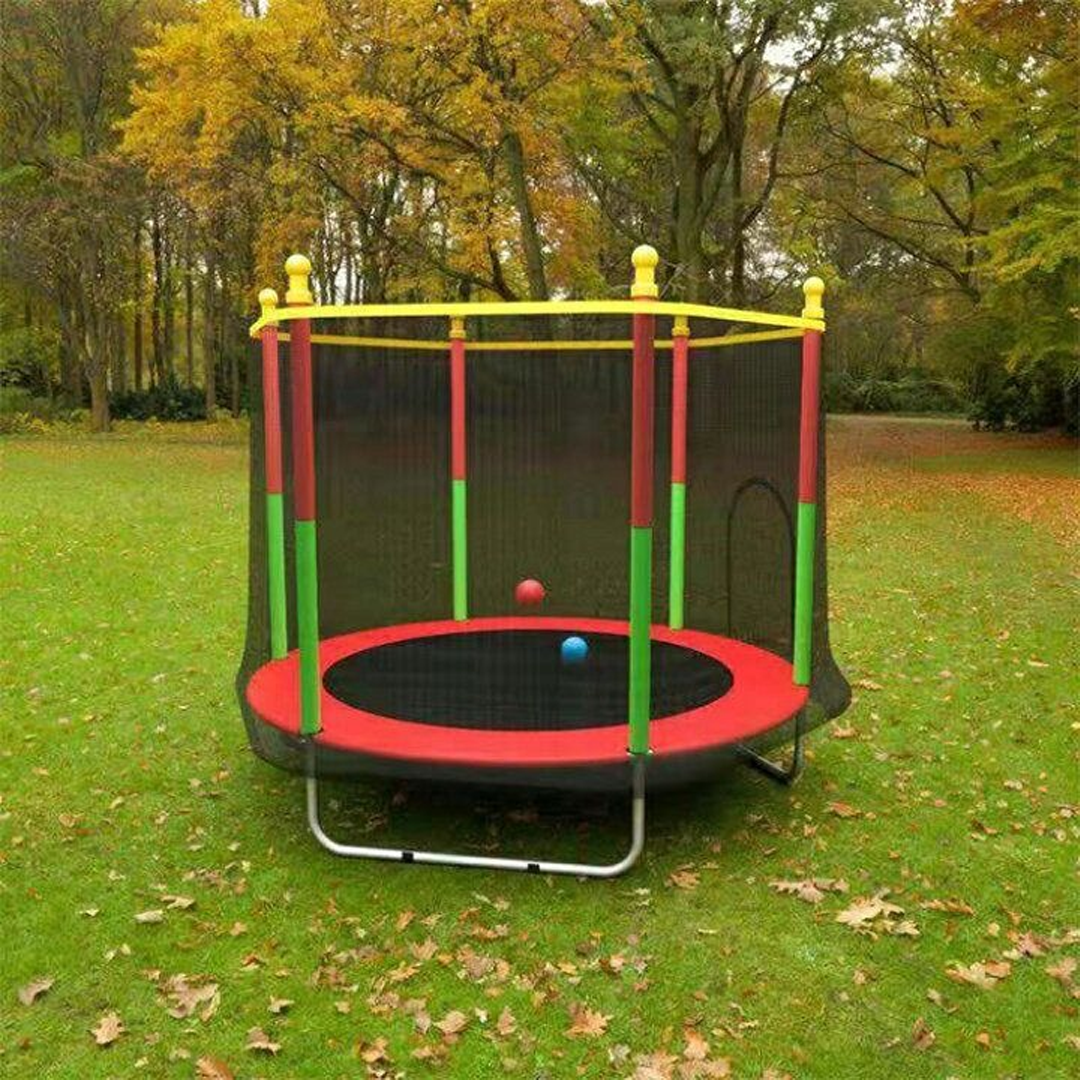 Children's trampoline with safety net – Jumpie KidsTramp-Nora Luxe