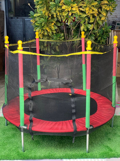 Children's trampoline with safety net – Jumpie KidsTramp-Nora Luxe