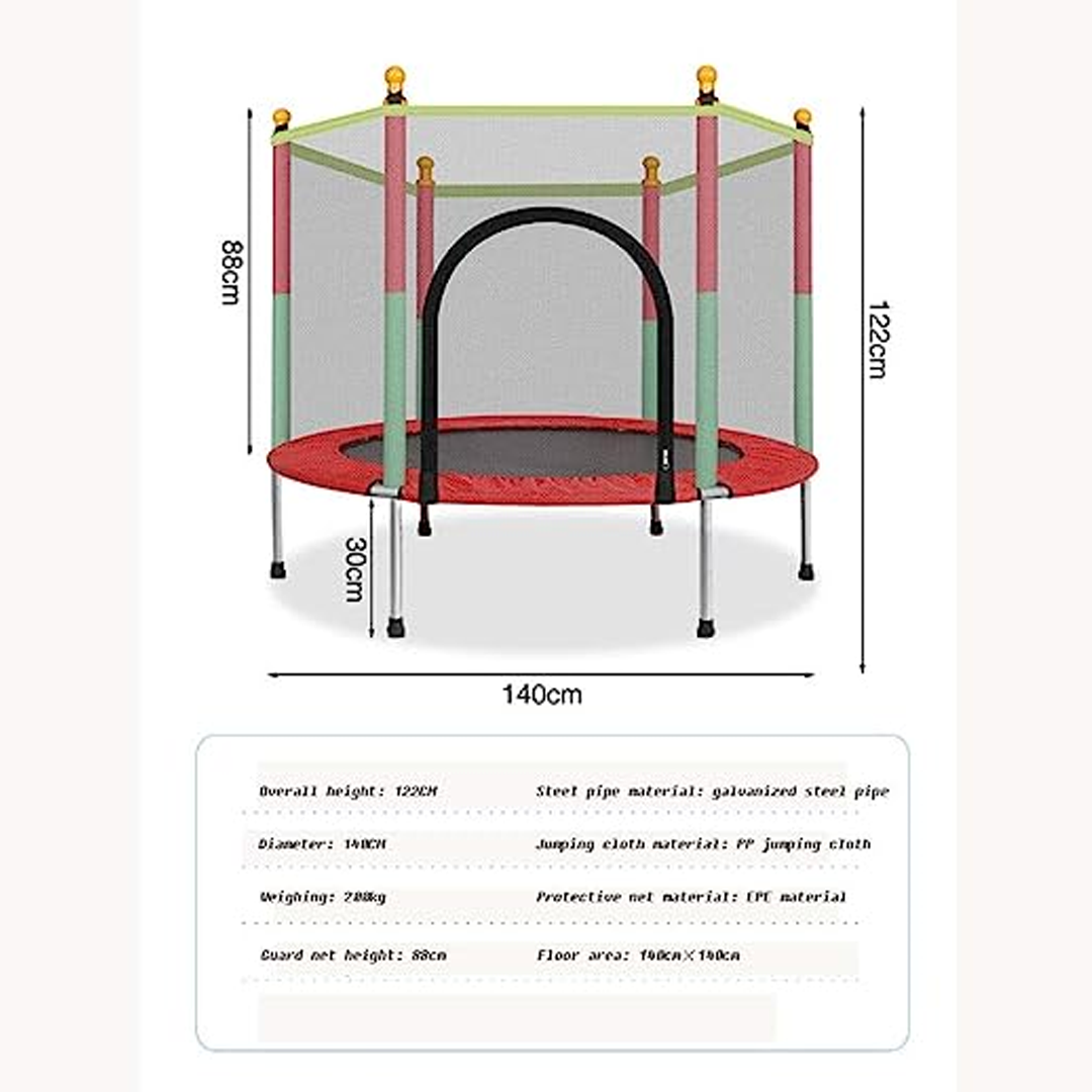 Children's trampoline with safety net – Jumpie KidsTramp-Nora Luxe